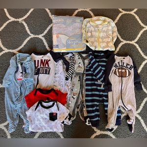 Baby boy bundle and sleep sacks